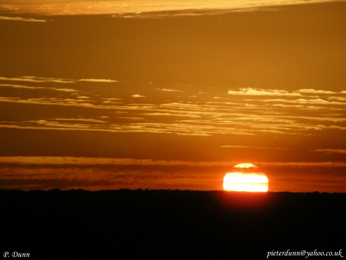 An incredible sunset in South Africa