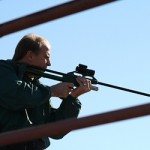 Amakhala team member with darting rifle